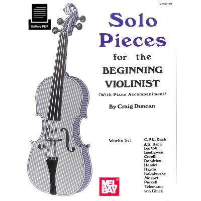 0796279014373 - Solo pieces for the beginning violinist