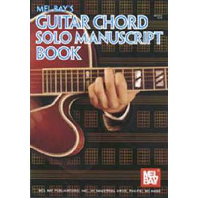 0796279072038 - Notenblock guitar chord solo manuscript book