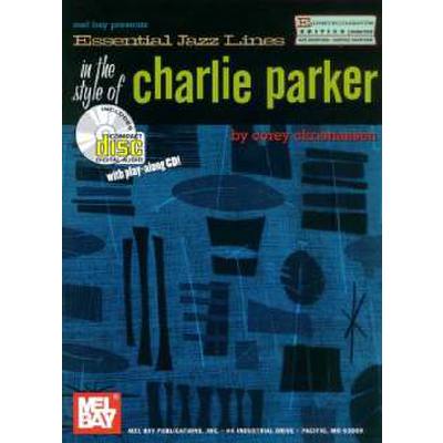 0796279076708 - Essential Jazz lines in the style of Charlie Parker