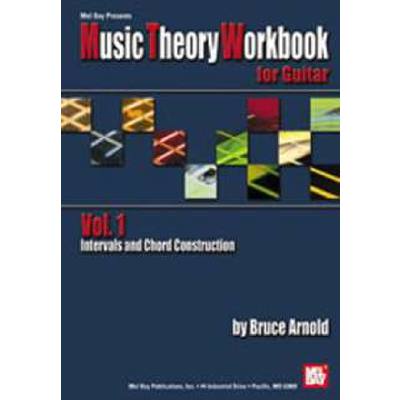 0796279094177 - Music theory workbook for guitar 1 | Intervals + Chord construnction