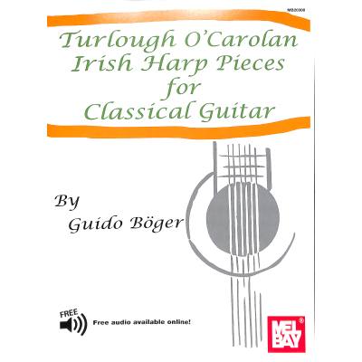 0796279098830 - Turlough oCarolan irish harp pieces for classical guitar