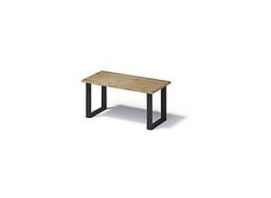 0796376528070 - Fortis Table Regular 1600 x 800 mm gerade Kante geölte Oberfläche O-Gestell Oberfläche P natürlich   Gestellfarbe 333 schwarz