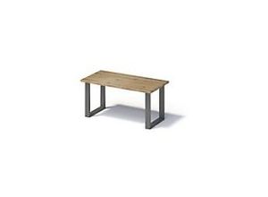 0796376528100 - Fortis Table Regular 1600 x 800 mm gerade Kante geölte Oberfläche O-Gestell Oberfläche P natürlich   Gestellfarbe 303 blankstahl