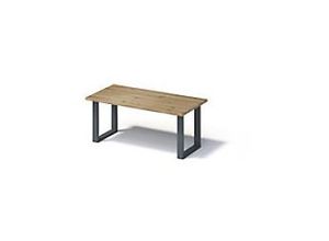 0796376528445 - Fortis Table Regular 1800 x 900 mm gerade Kante geölte Oberfläche O-Gestell Oberfläche P natürlich   Gestellfarbe 334 anthrazitgrau