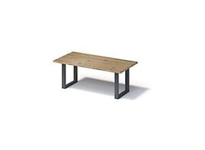 0796376528803 - Fortis Table Regular 2000 x 1000 mm gerade Kante geölte Oberfläche O-Gestell Oberfläche P natürlich   Gestellfarbe 334 anthrazitgrau