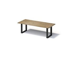 0796376529756 - Fortis Table Regular 2400 x 1000 mm gerade Kante geölte Oberfläche O-Gestell Oberfläche P natürlich   Gestellfarbe 333 schwarz