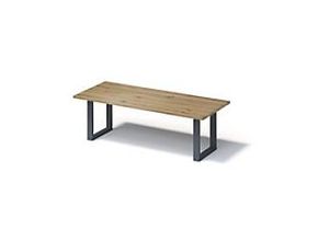 0796376529763 - Fortis Table Regular 2400 x 1000 mm gerade Kante geölte Oberfläche O-Gestell Oberfläche P natürlich   Gestellfarbe 334 anthrazitgrau