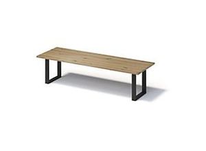 0796376531193 - Fortis Table Regular 3000 x 1000 mm gerade Kante geölte Oberfläche O-Gestell Oberfläche P natürlich   Gestellfarbe 333 schwarz