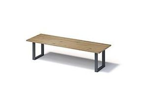 0796376531209 - Fortis Table Regular 3000 x 1000 mm gerade Kante geölte Oberfläche O-Gestell Oberfläche P natürlich   Gestellfarbe 334 anthrazitgrau