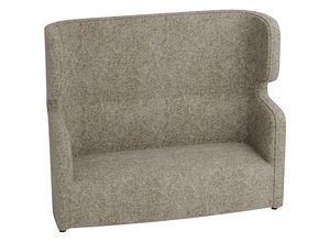 0796376585912 - BISLEY Akustiksofa VIVO Zweisitzer mit hoher Rückenlehne beige