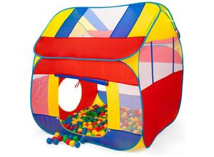 0796856339301 - Spielzelt mit 300 Bällen undTasche Kinderzelt Bällebad Pop Up Babyzelt