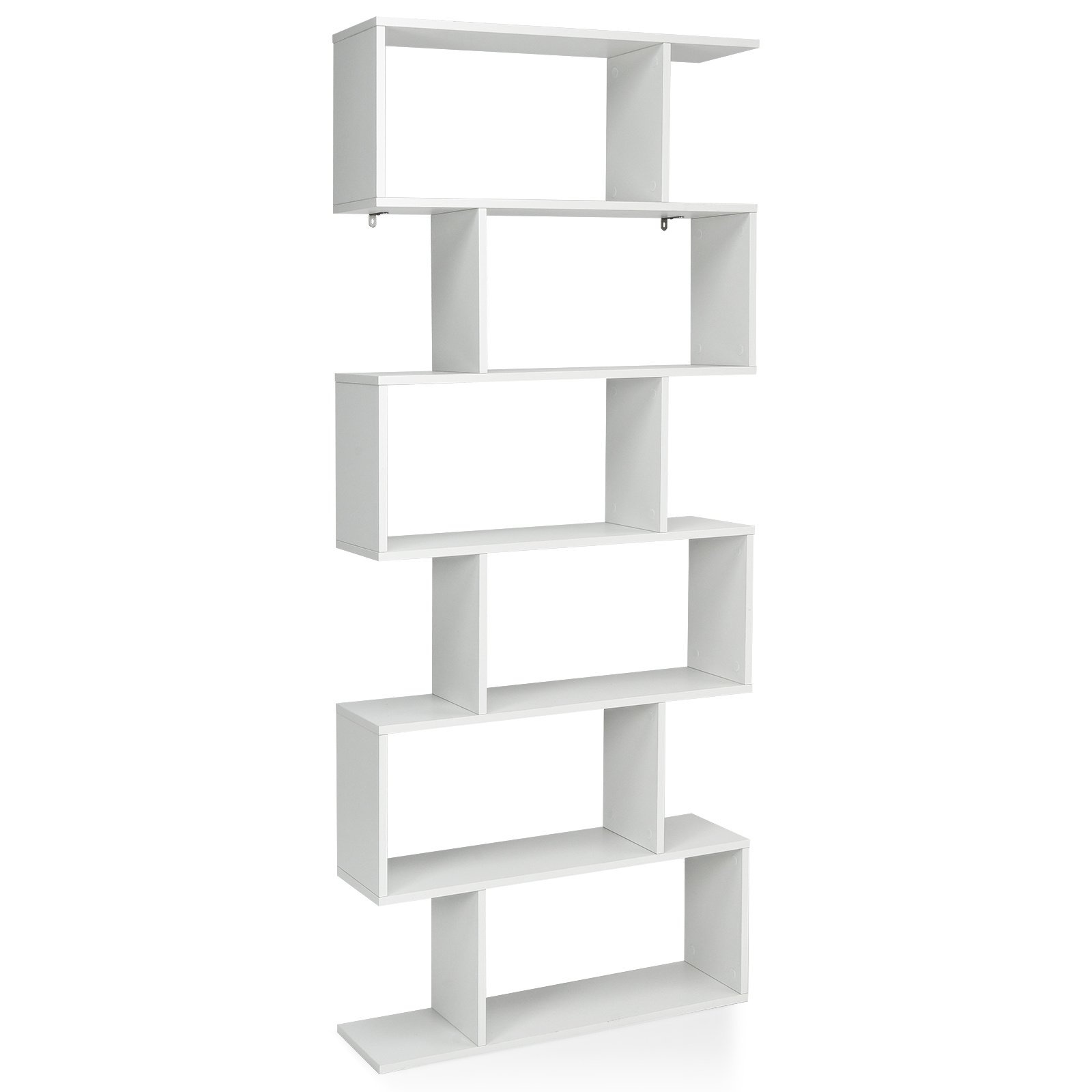 0796914902522 - Standregal 6 Level S-Shape BOOKROOM Aufbewahrungsregal Holz Farbwahl-blank