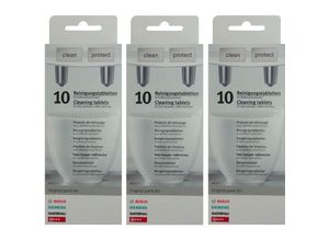 0797337966320 - - 3 x 10 original Reinigungstabletten Siemens Neff Gaggenau