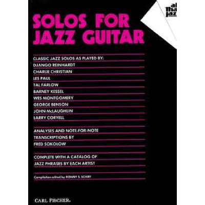 0798408003999 - Solos for Jazz guitar