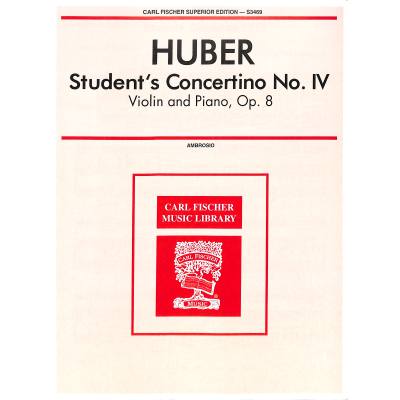 0798408024222 - Students Concertino 4 op 8