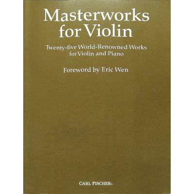 0798408060084 - Masterworks for violin