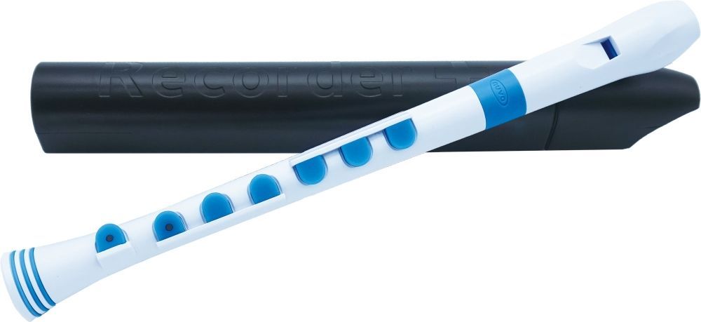 0799439719699 - Sopran Blockflöte NUVO Recorder+ weiß-blau besonders einfache Griffweise 0799439719699 - Sopran Blockflöte NUVO Recorder+ weiß-blau besonders einfache Griffweise