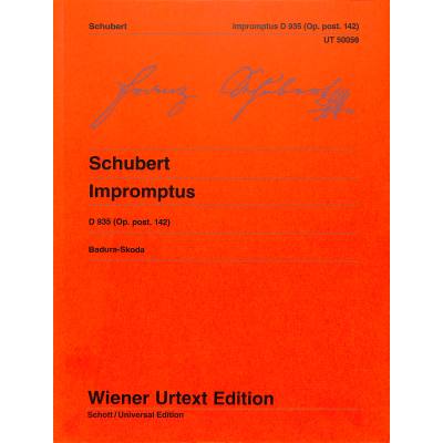 0800522000560 - Impromptus op posth 142 D 935