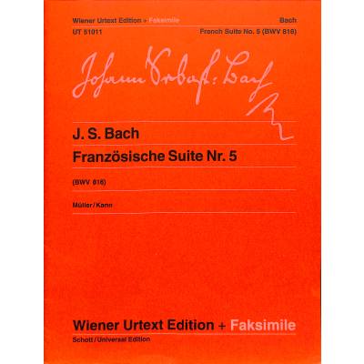 0800522002076 - Französische Suite 5 G-Dur BWV 816