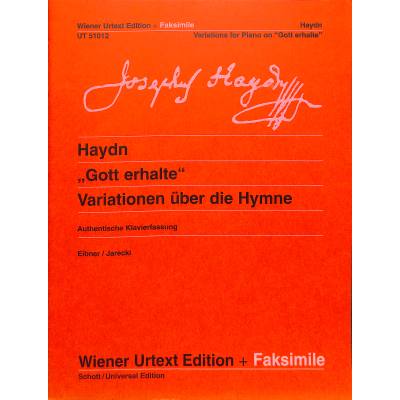 0800522002083 - Gott erhalte Hob 26a 43 - Variationen nach Hob 3 7 ii