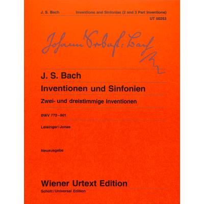 0800522002182 - Inventionen + Sinfonien BWV 772-801