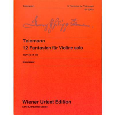 0800522003394 - 12 Fantasien TWV 4014-25