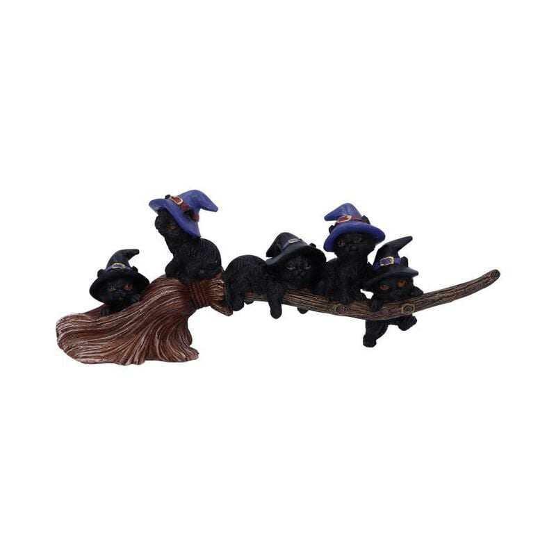 0801269142230 - Purrfect Broomstick Statue multicolor