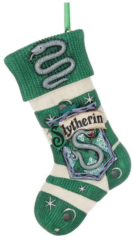 0801269143527 - - Harry Potter Slytherin Stocking Hanging Ornament