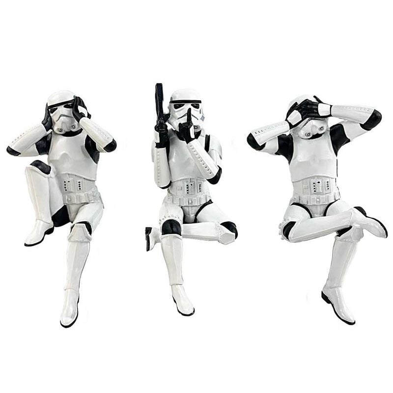 0801269153748 - Nemesis Now - Three Wise Stormtrooper Statue multicolor 0801269153748 - Nemesis Now - Three Wise Stormtrooper Statue multicolor