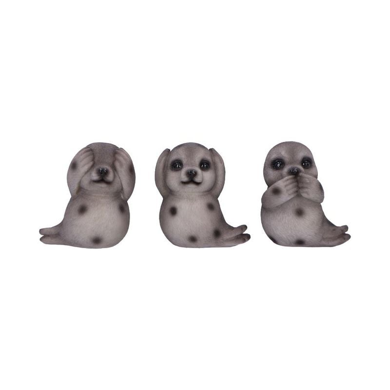 0801269158026 - - Three Wise Seals Statue multicolor 0801269158026 - - Three Wise Seals Statue multicolor