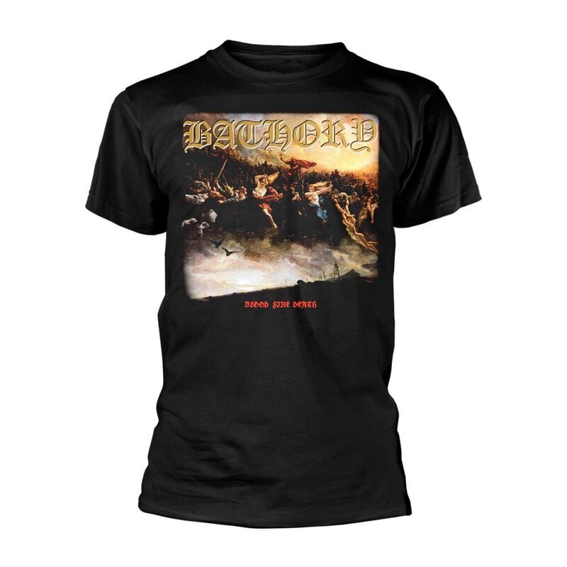 0803341311107 - Blood Fire Death T-Shirt schwarz in L