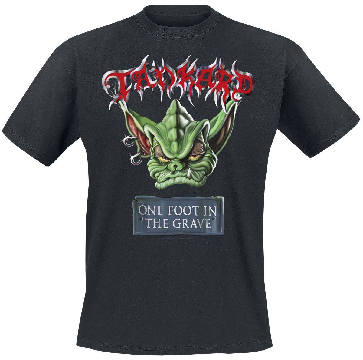 0803341545953 - One foot in the grave T-Shirt schwarz in XL