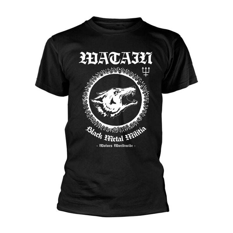 0803341568372 - Black Metal Militia T-Shirt schwarz in M