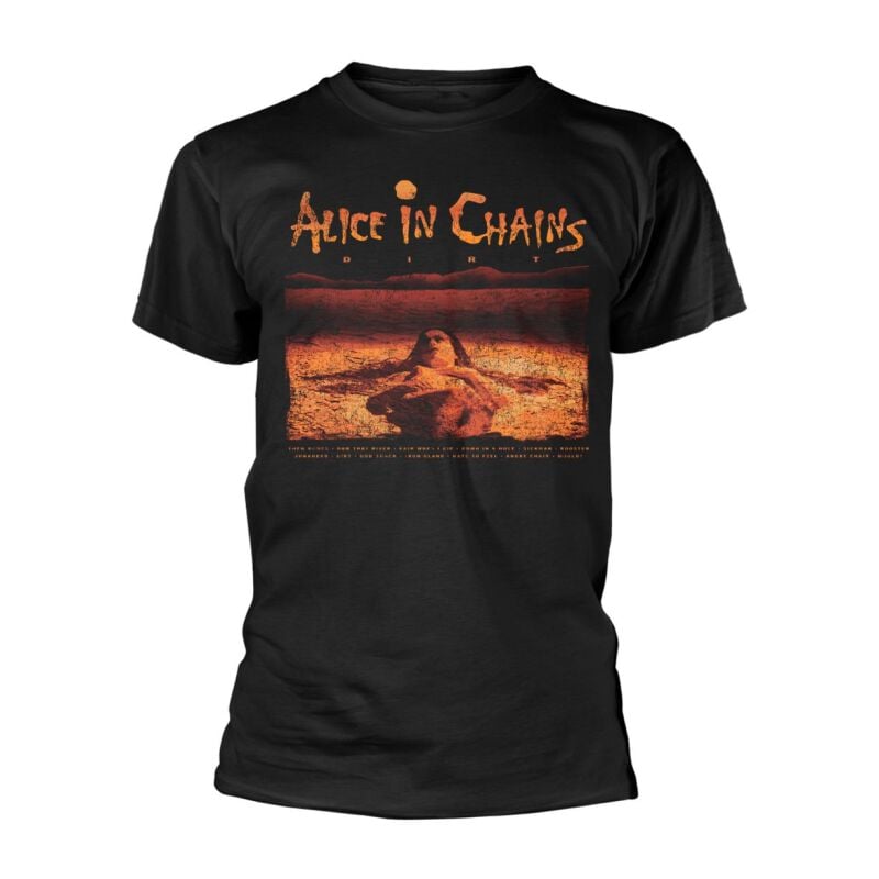 0803341583474 - Dirt Tracklist T-Shirt schwarz in S
