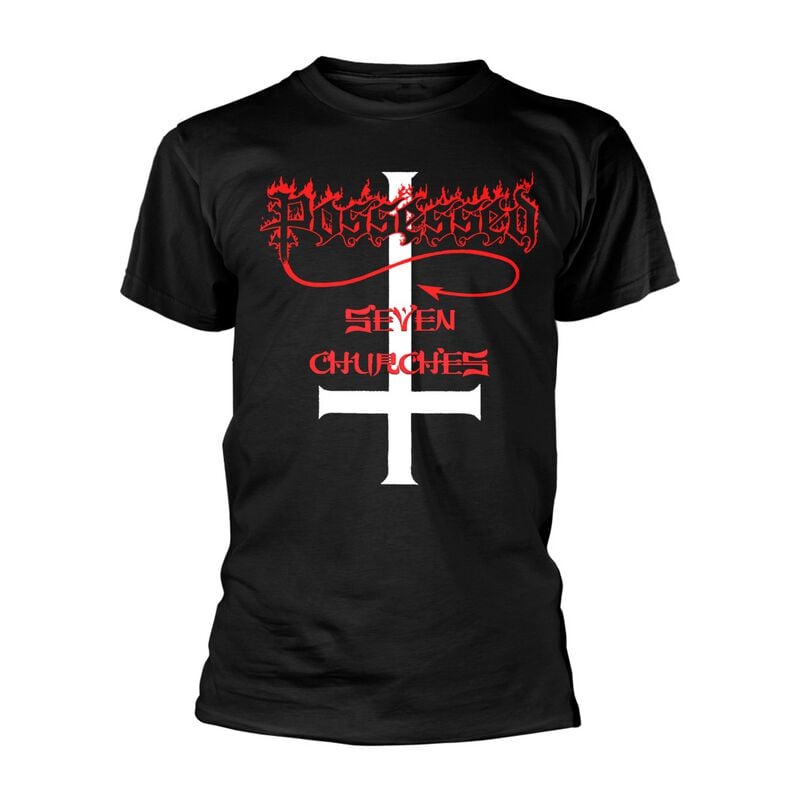 0803341628649 - Seven Churches T-Shirt schwarz in XXL
