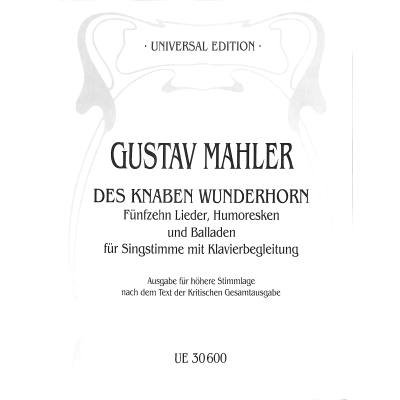 0803452012672 - 15 Lieder Humoresken und Balladen aus des Knaben Wunderhorn