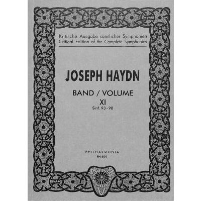 0803452021810 - Sinfonien Bd 11 93-98 Gesamtausgabe