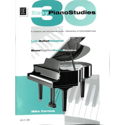 0803452060369 - 30 easy piano Studies | In Classical Jazz and Popular Styles