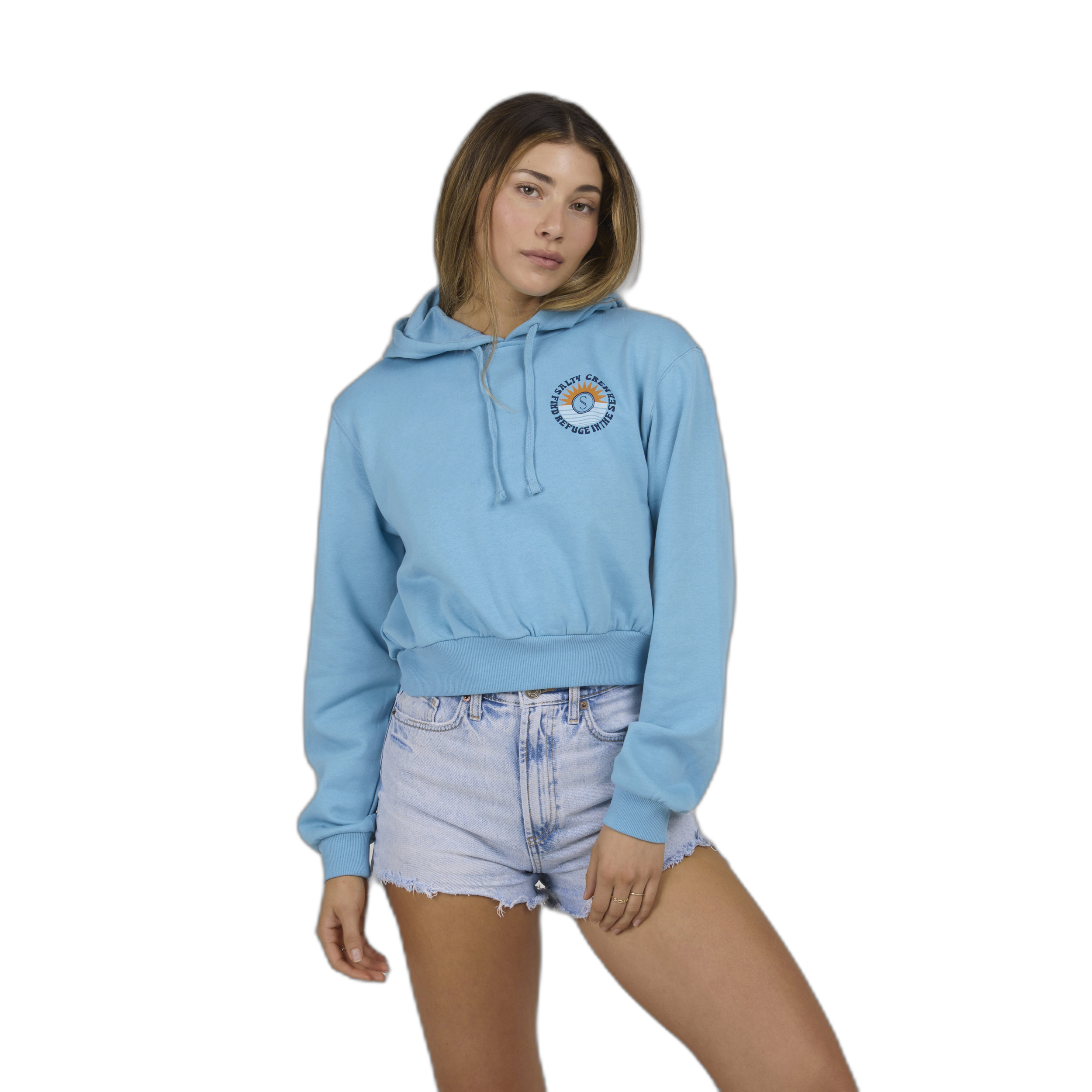 0804046498209 - Hoodie Damen Daybreak Crop