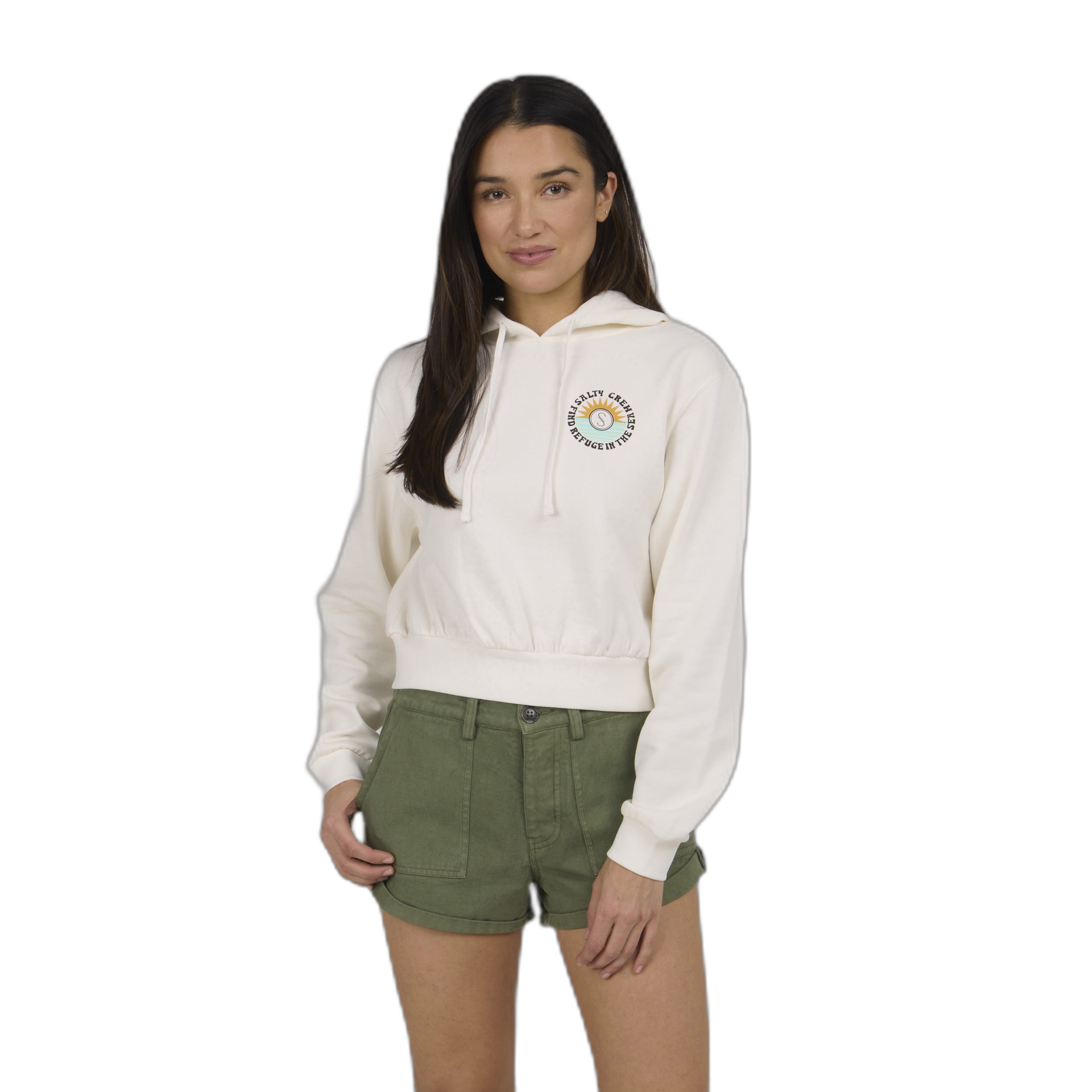 0804046498247 - Hoodie Damen Daybreak Crop