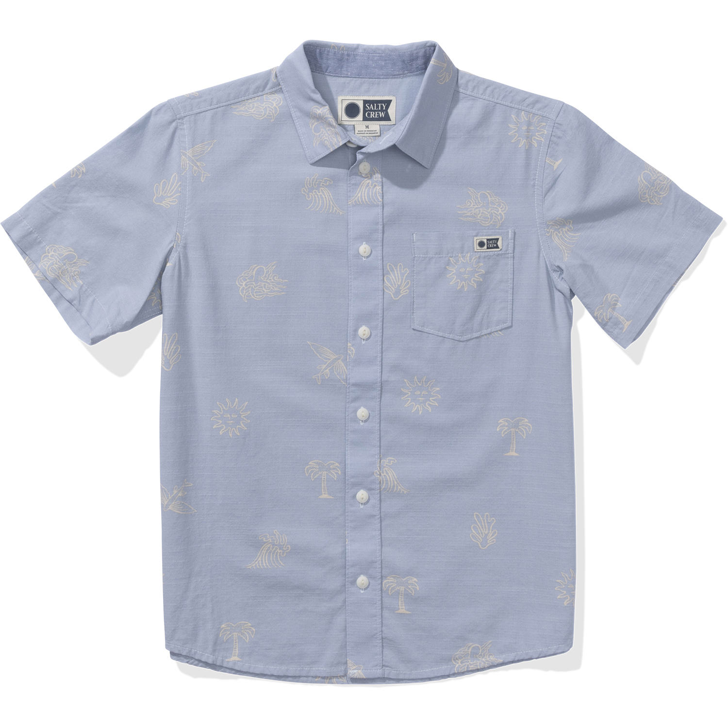 0804046512899 - Kinderhemd aus gewebtem Stoff Good Vibes