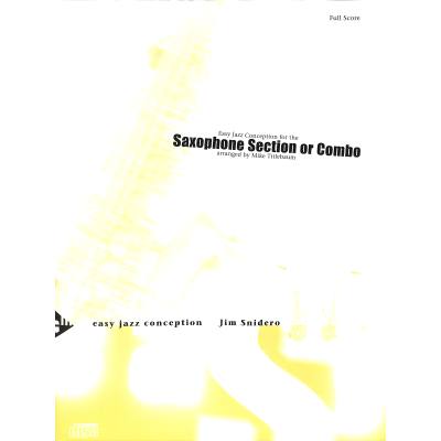 0805095147742 - Easy jazz conception for the saxophone section or combo