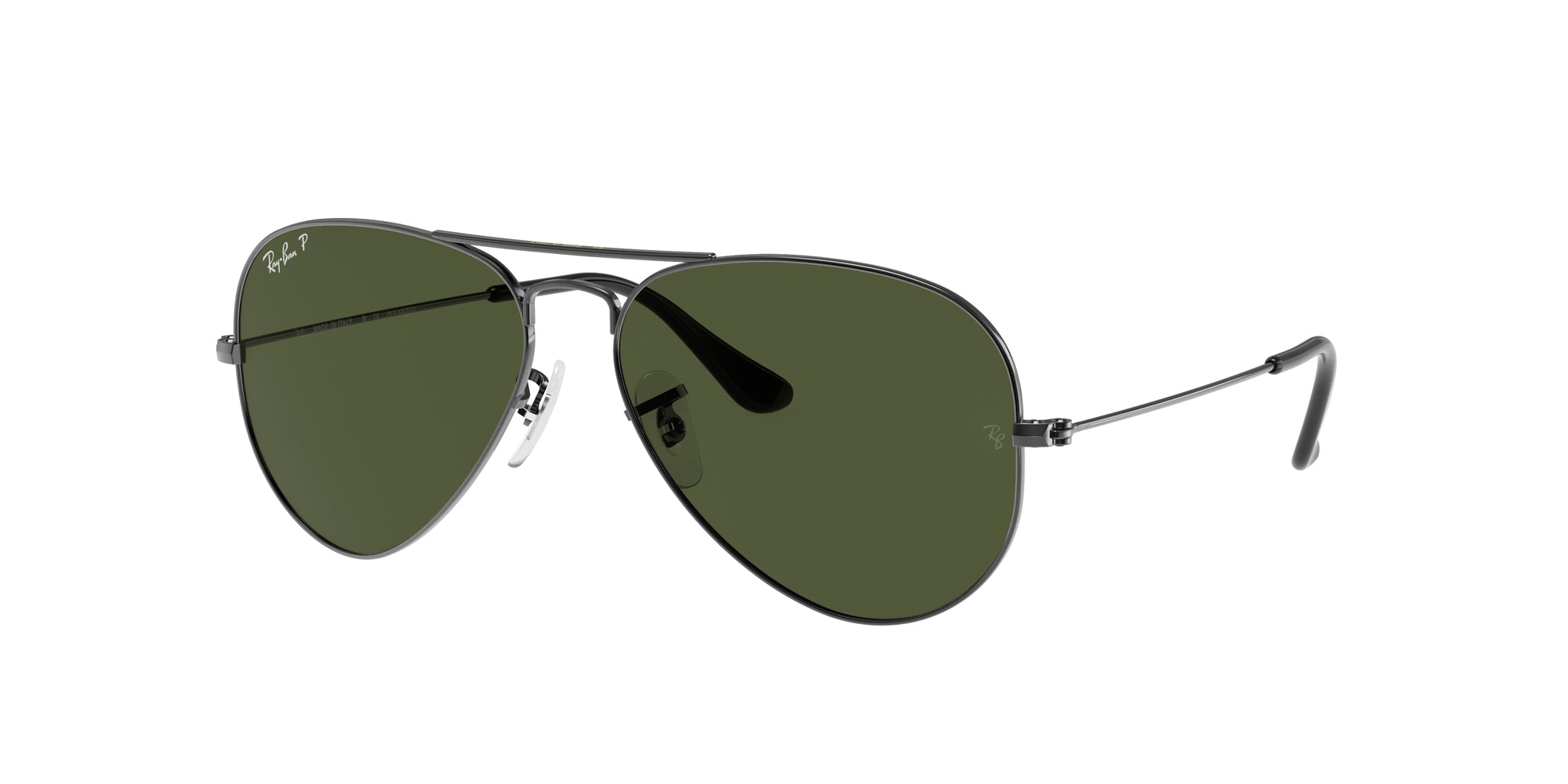 0805289090267 - Unisex RB3025 Aviator Large Metal 004 58 Gläser SONNENBRILLEN Metall Gunmetal G15 Pilot Polarisiert