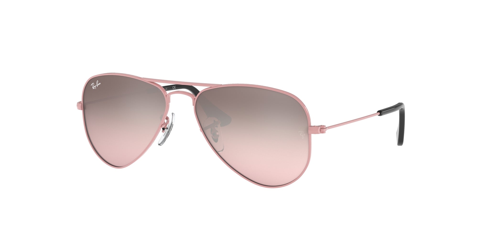 0805289106708 - Kind RJ9506S Junior Aviator 211 7e Gläser SONNENBRILLEN Metall Rosa Rosa Pilot Gespiegelt Schattiert