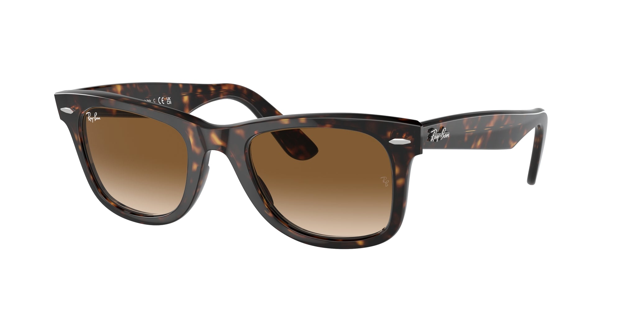 0805289183082 - Unisex RB2140 WAYFARER 902 51 Gläser SONNENBRILLEN Acetat Schildkröte Braun Quadratisch Normal