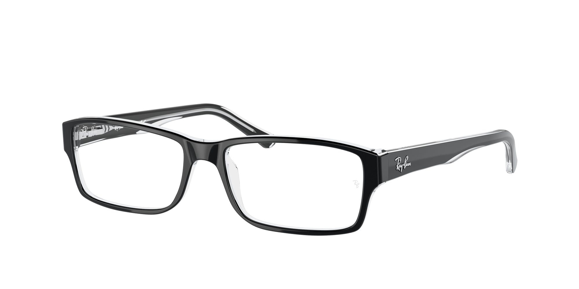 0805289291022 - Unisex RX5169  2034 Rahmen von BRILLEN Acetat Schwarz Transparent Quadratisch Normal