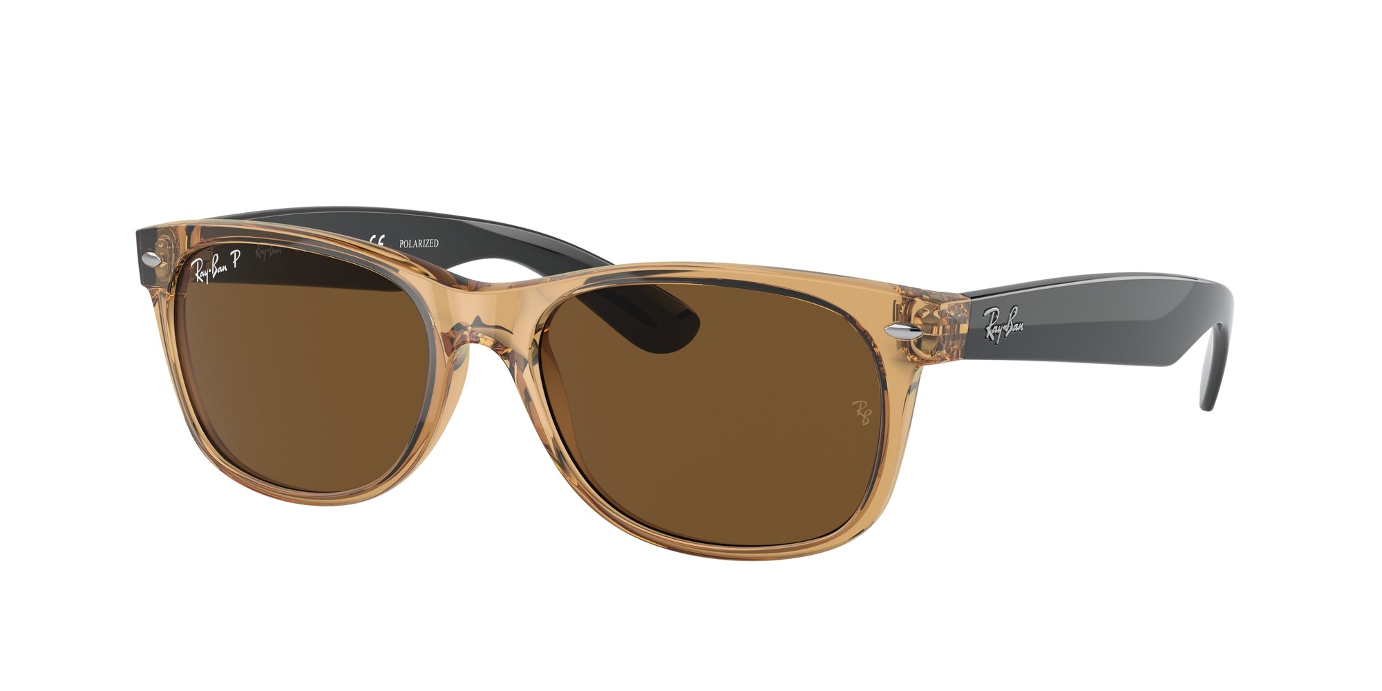 0805289442639 - Unisex RB2132 Neuer Wayfarer 945 57 Gläser SONNENBRILLEN Plastik Honig Braun Hocken Polarisiert