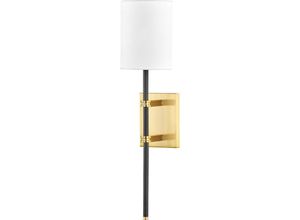 0806134152352 - Hudson Valley Lighting - Hudson Valley Denise 1 leichte Wandleuchte aus gealterter Altbronze mit weißem Schirm 0806134152352 - Hudson Valley Lighting - Hudson Valley Denise 1 leichte Wandleuchte aus gealterter Altbronze mit weißem Schirm