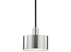 0806134839703 - Hudson Valley Lighting - Nora 1 Pendelleuchte Nickel poliert Glas