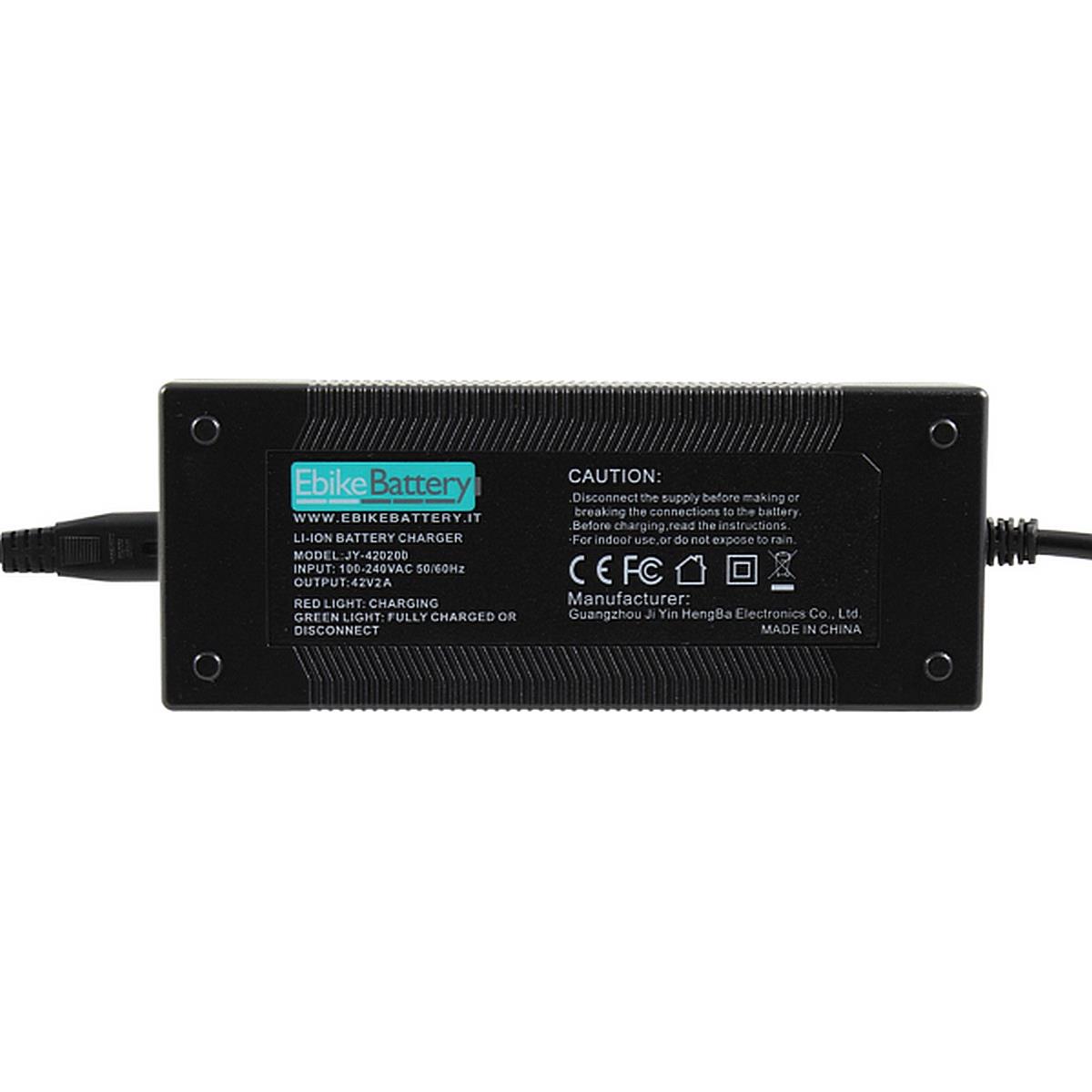 0806808232816 - 36V Lithium-Ionen Batterieladegerät mit DC XLR und DC RCA Adaptern